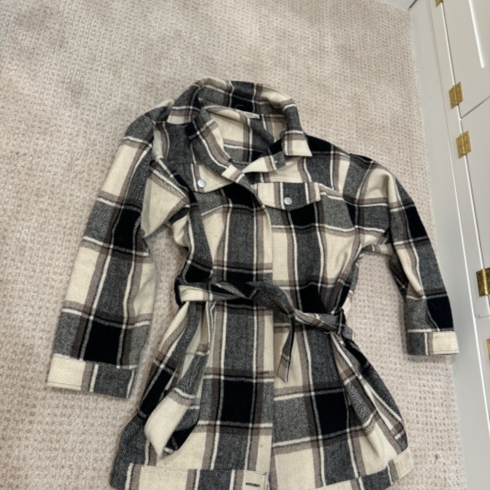 Plaid Shacket - Picture 2 of 2